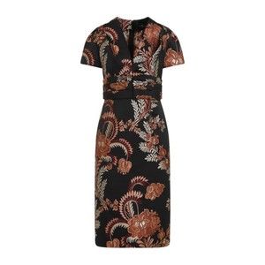 Etro Jacquard Black Polyester Long Dress - NWT